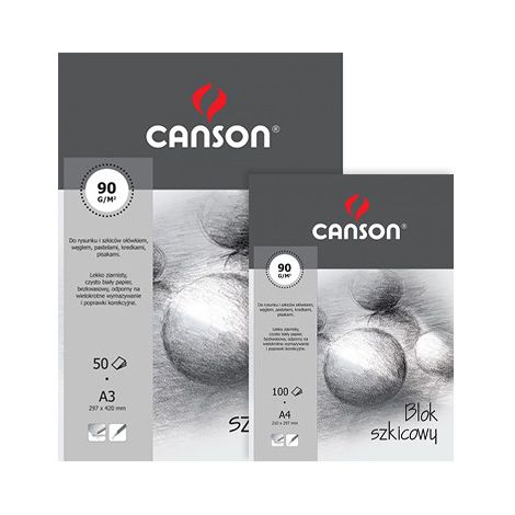 Blok szkicowy Canson A3/50/90g - 2